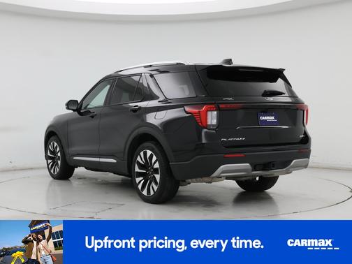 Black 2025 Ford Explorer Platinum