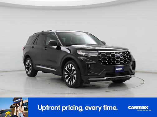 Black 2025 Ford Explorer Platinum