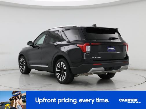Black 2025 Ford Explorer Platinum