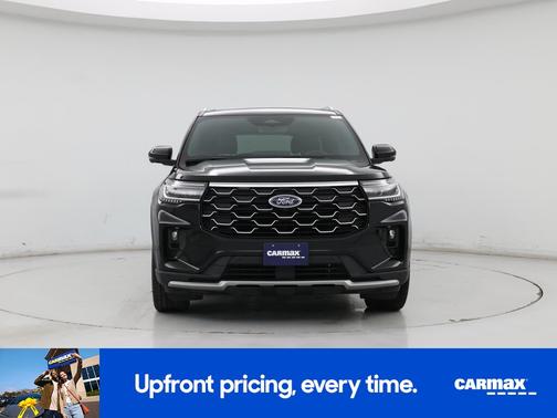 Black 2025 Ford Explorer Platinum