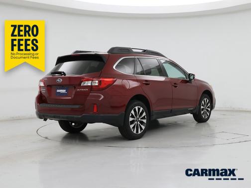 Red 2015 Subaru Outback Limited