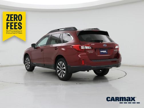 Red 2015 Subaru Outback Limited