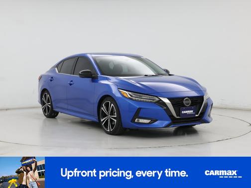 Blue 2021 Nissan Sentra SR