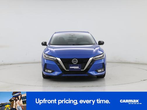 Blue 2021 Nissan Sentra SR
