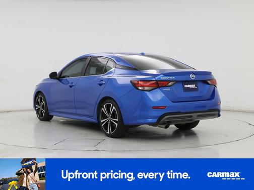 Blue 2021 Nissan Sentra SR