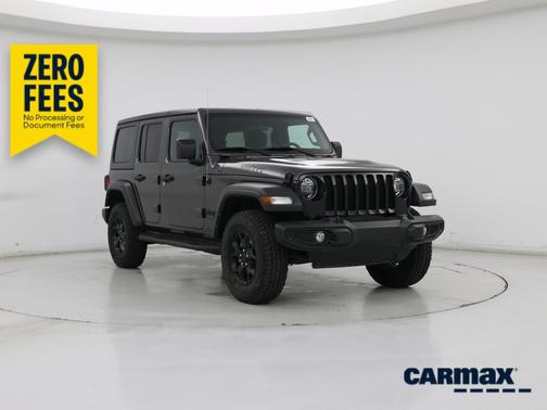 Gray 2022 Jeep Wrangler Unlimited Willys