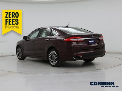 Burgundy 2017 Ford Fusion SE
