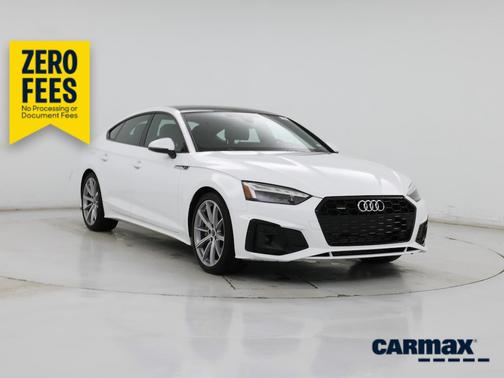 White 2025 Audi A5 Sportback S-Line Premium