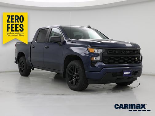 Blue 2023 Chevrolet Silverado 1500 Custom