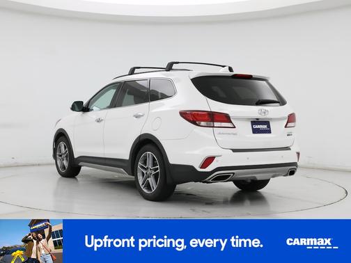 White 2018 Hyundai SANTA FE Limited Ultimate