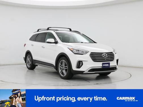 White 2018 Hyundai SANTA FE Limited Ultimate