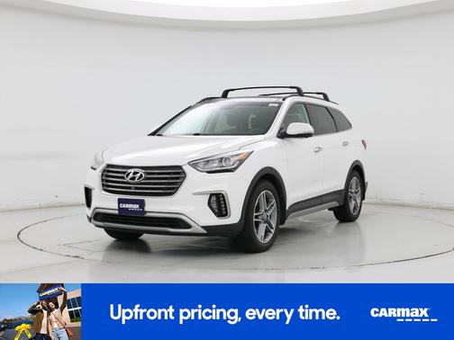 White 2018 Hyundai SANTA FE Limited Ultimate