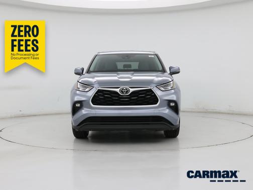Blue 2021 Toyota Highlander LE
