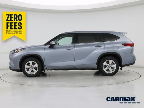 Blue 2021 Toyota Highlander LE