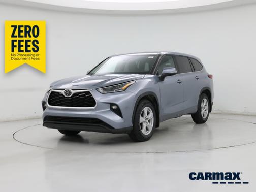 Blue 2021 Toyota Highlander LE