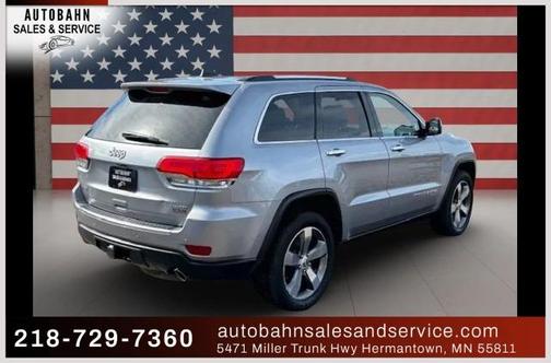 Gray 2015 Jeep Grand Cherokee Limited