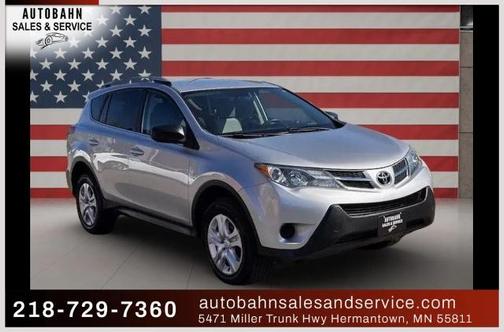 Silver 2013 Toyota RAV4 LE