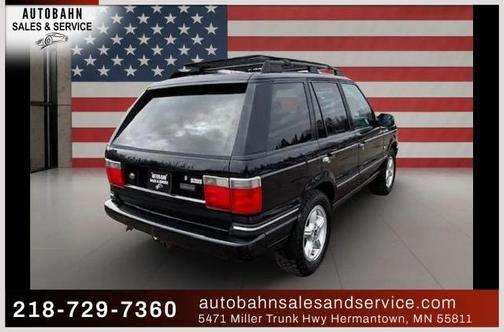 Black 2002 Land Rover Range Rover
