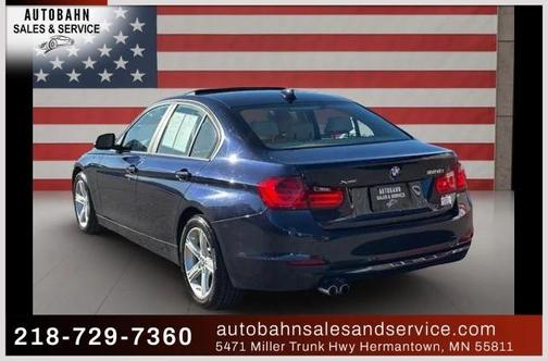Blue 2014 BMW 328 i xDrive