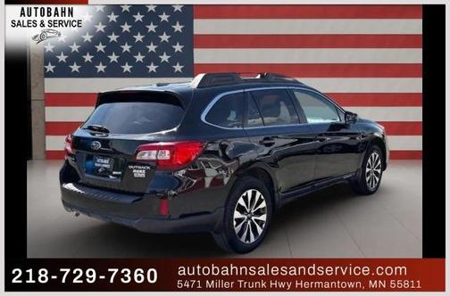 Crystal Black Silica 2017 Subaru Outback 2.5i Limited