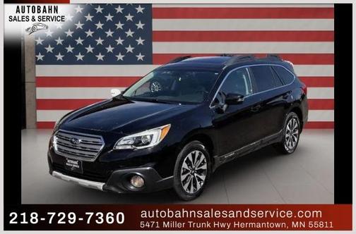 Crystal Black Silica 2017 Subaru Outback 2.5i Limited