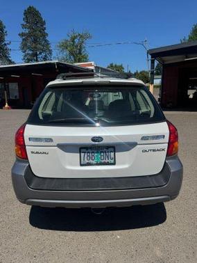 Satin White Pearl / Granite Gray Opal 2005 Subaru Outback 2.5i