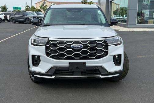 White 2026 Ford Explorer Platinum