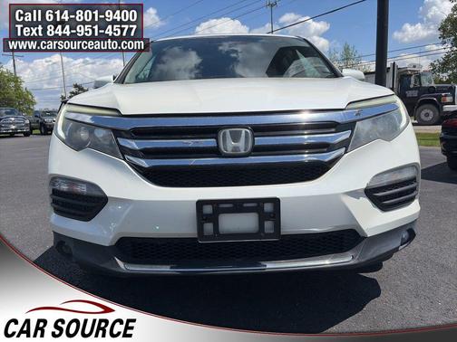 White Diamond Pearl 2016 Honda Pilot Elite