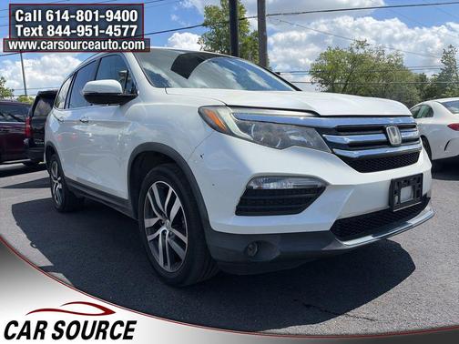 White Diamond Pearl 2016 Honda Pilot Elite