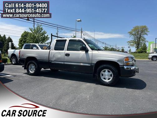 Fine Silver Birch Metallic 2004 GMC Sierra 1500 SLT Extended Cab