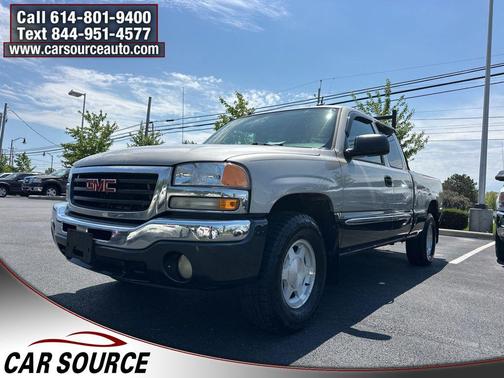 Fine Silver Birch Metallic 2004 GMC Sierra 1500 SLT Extended Cab Truck