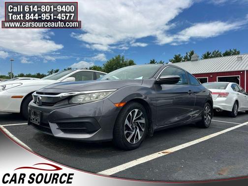 Modern Steel Metallic 2016 Honda Civic LX-P