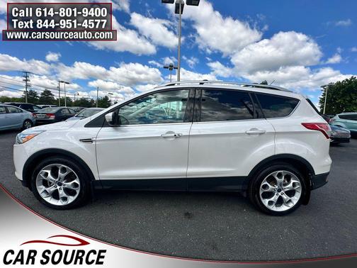 White Platinum Clearcoat Metallic 2016 Ford Escape Titanium