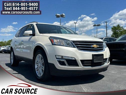 White Diamond Clearcoat 2015 Chevrolet Traverse 1LT