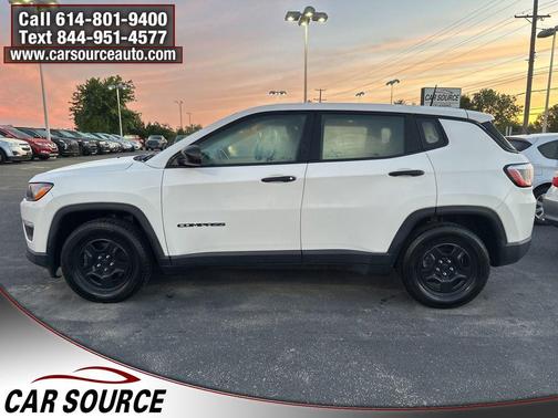 White Clearcoat 2017 Jeep New Compass Sport