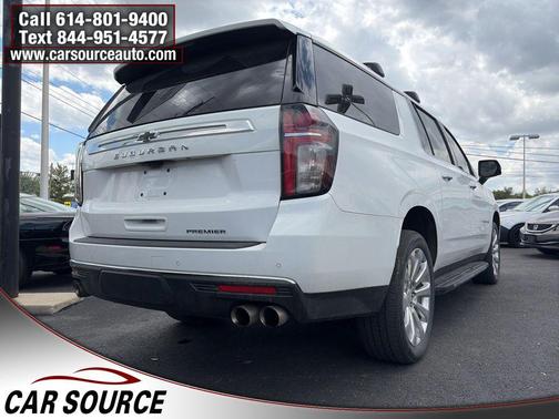 Summit White 2023 Chevrolet Suburban Premier