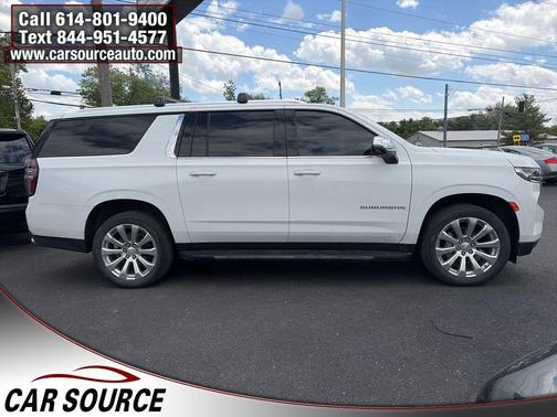Summit White 2023 Chevrolet Suburban Premier