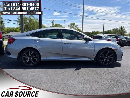 Lunar Silver Metallic 2020 Honda Civic Sport