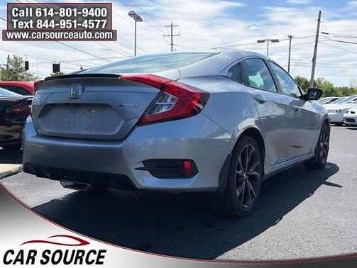 Lunar Silver Metallic 2020 Honda Civic Sport