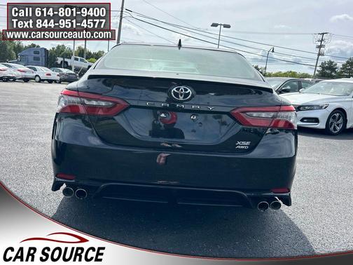 Midnight Black Metallic 2022 Toyota Camry XSE