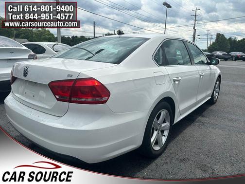 Candy White 2012 Volkswagen Passat 2.5 SE