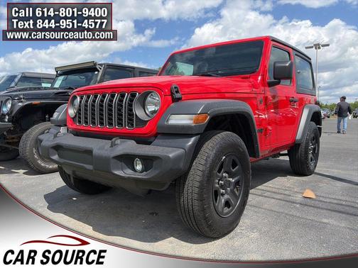 Firecracker Red Clearcoat 2025 Jeep Wrangler Sport