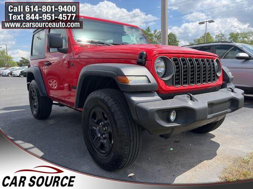 Firecracker Red Clearcoat 2025 Jeep Wrangler Sport