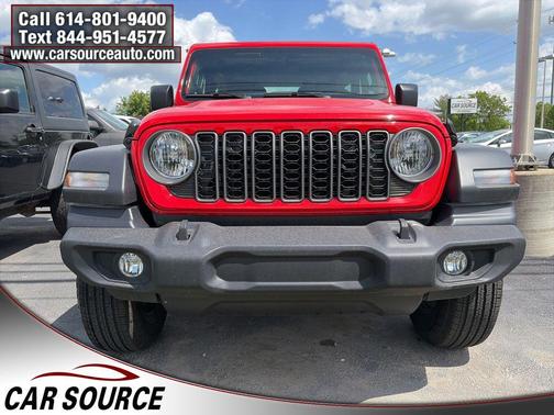 Firecracker Red Clearcoat 2025 Jeep Wrangler Sport