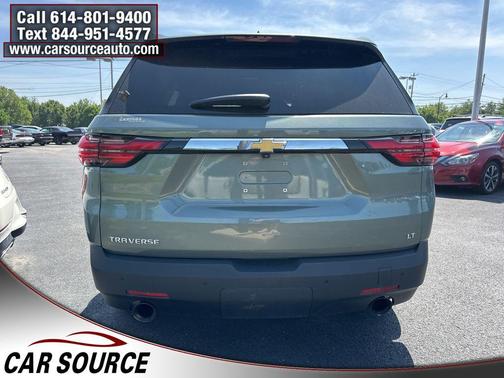 Silver Sage Metallic 2022 Chevrolet Traverse LT Leather