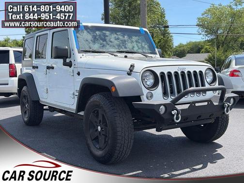 Bright White Clearcoat 2016 Jeep Wrangler Unlimited Sport