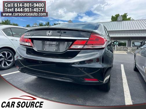 Crystal Black Pearl 2013 Honda Civic LX