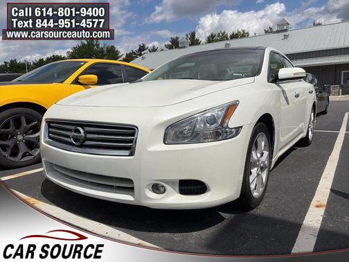 Pearl White 2014 Nissan Maxima SV