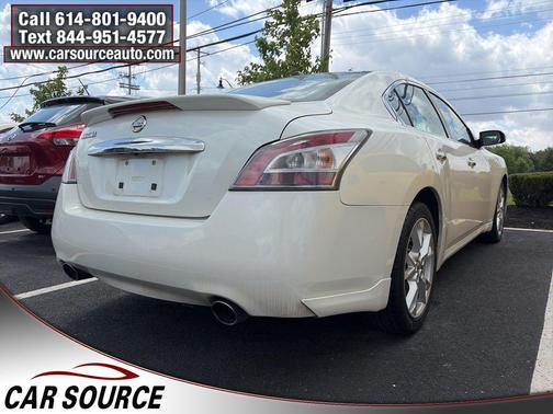 Pearl White 2014 Nissan Maxima SV