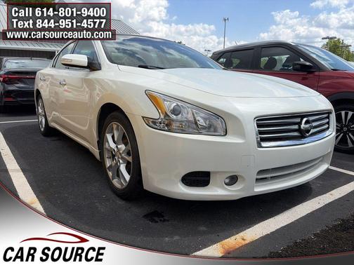 Pearl White 2014 Nissan Maxima SV